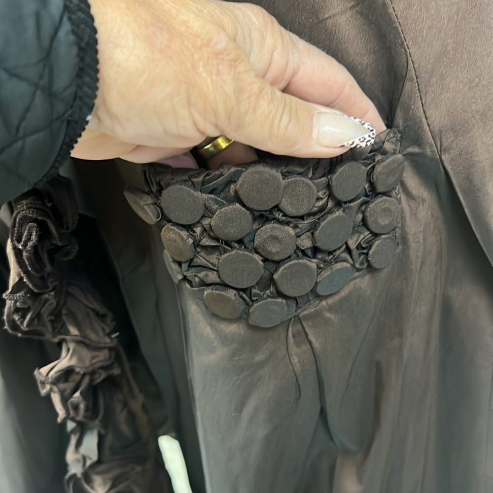 Chez Vouzde France long sleeves Ruffle jacket - Picture 7 of 15